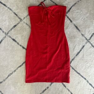 Wild Fable Strapless Red Dress